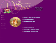 Tablet Screenshot of affirmingspirit.com